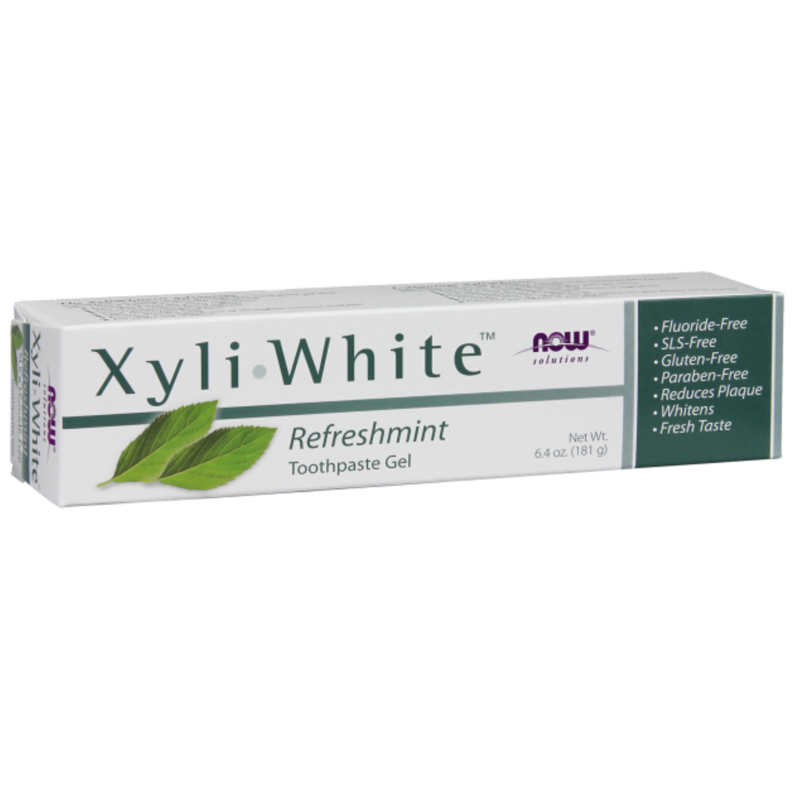Now Xyliwhite Refreshmint Toothpaste Gel 181gm - Fluoride & SLS Free